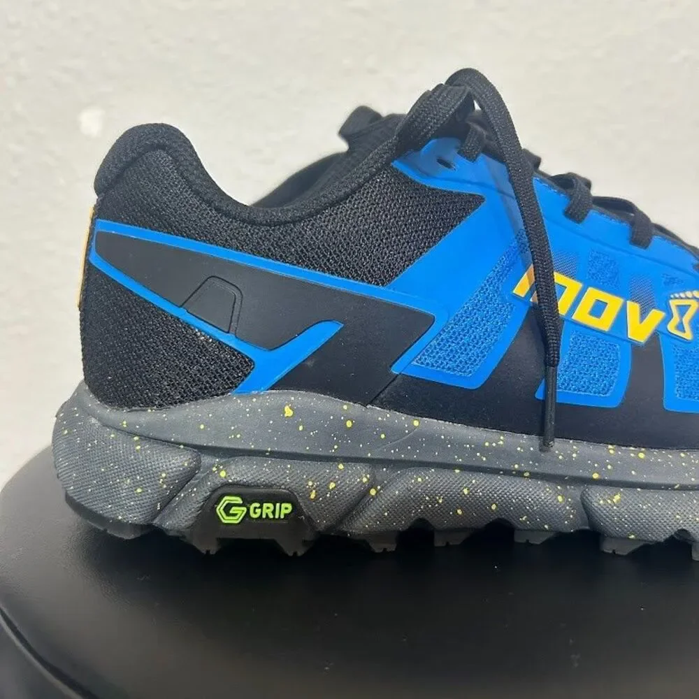 Inov-8 Trailfly G 270 Low Top Trail Running Shoes Mens 7 Womens 8.5 Blue Black